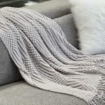 Tessa Throw Rug Blanket - Grey