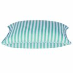 Dandi Pale Aqua Blue / Green & White Striped Cushion Cover 40x40cm