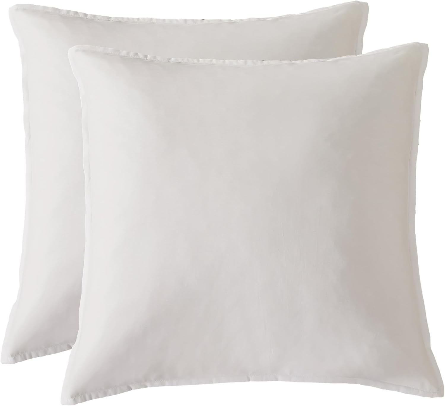 Bamboo Microfibre European Pillowcase x2 (one pair) – White