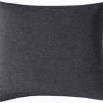 100% Jersey Cotton Soft Breathable Fabrication Stretch European Pillowcase - Black Marble