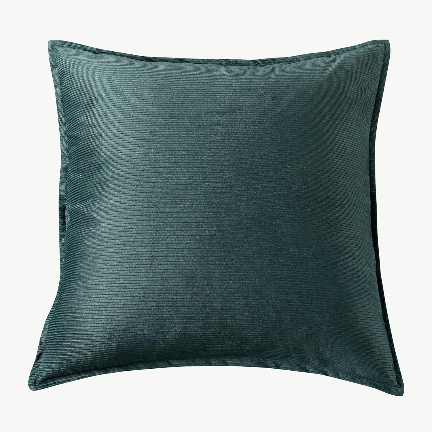 Super Soft Textured Corduroy Velvet European Pillowcase – Forest Green