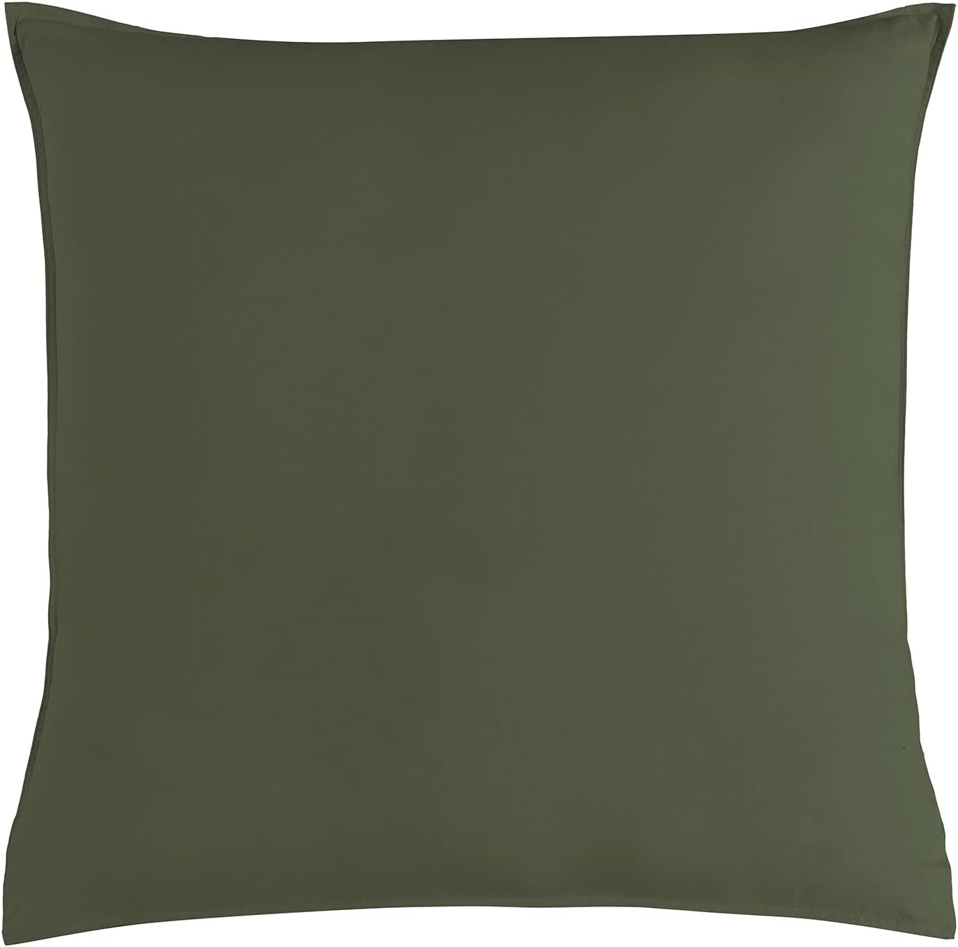Vintage Washed 100% Cotton European Pillowcase – Luxurious European Pillow Cover – Khaki Green