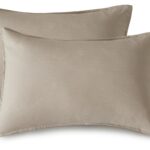 Vintage Washed Microfibre King Pillowcases - Ultra Soft & Skin-Friendly - Set of 2 - 50cm x 90cm (Linen)