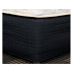 Easy Fit Quilted Valance Black - Single