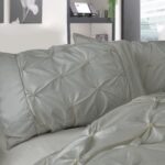 Diamond Pintuck Premium Ultra Soft King size Pillowcases 2-Pack - Grey