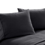 400 thread count bamboo cotton twin pack pillowcase charcoal