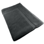 softouch ultra light quick dry premium cotton bath mat 900gsm charcoal