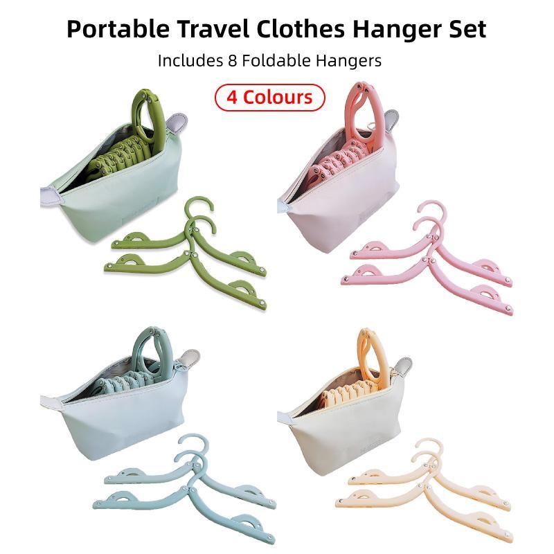 Portable Foldable Clothes Rack Travel Drying Stand for Home and Outdoor Use – Blue