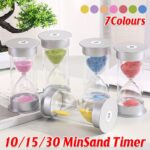 10/15/30 Minute Hourglass Timer Sand Timer for Home Office and Classroom Use - Sky Blue-30min