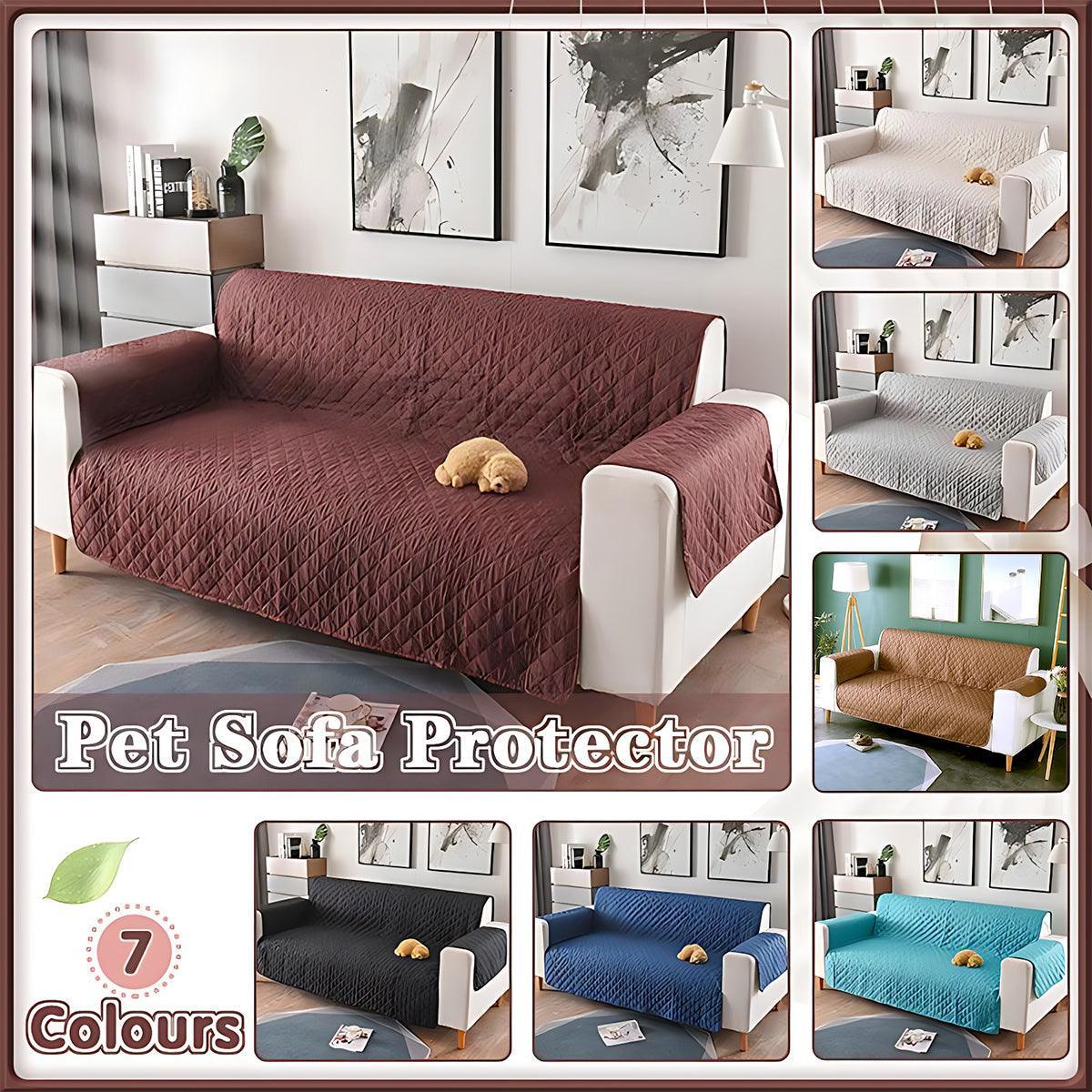 130X195cm Seater Pet Sofa Protector Cover Quilted Couch Covers Lounge Slipcover – Beige