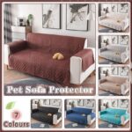 190x195cm Seater Pet Sofa Protector Cover Quilted Couch Covers Lounge Slipcover - Beige