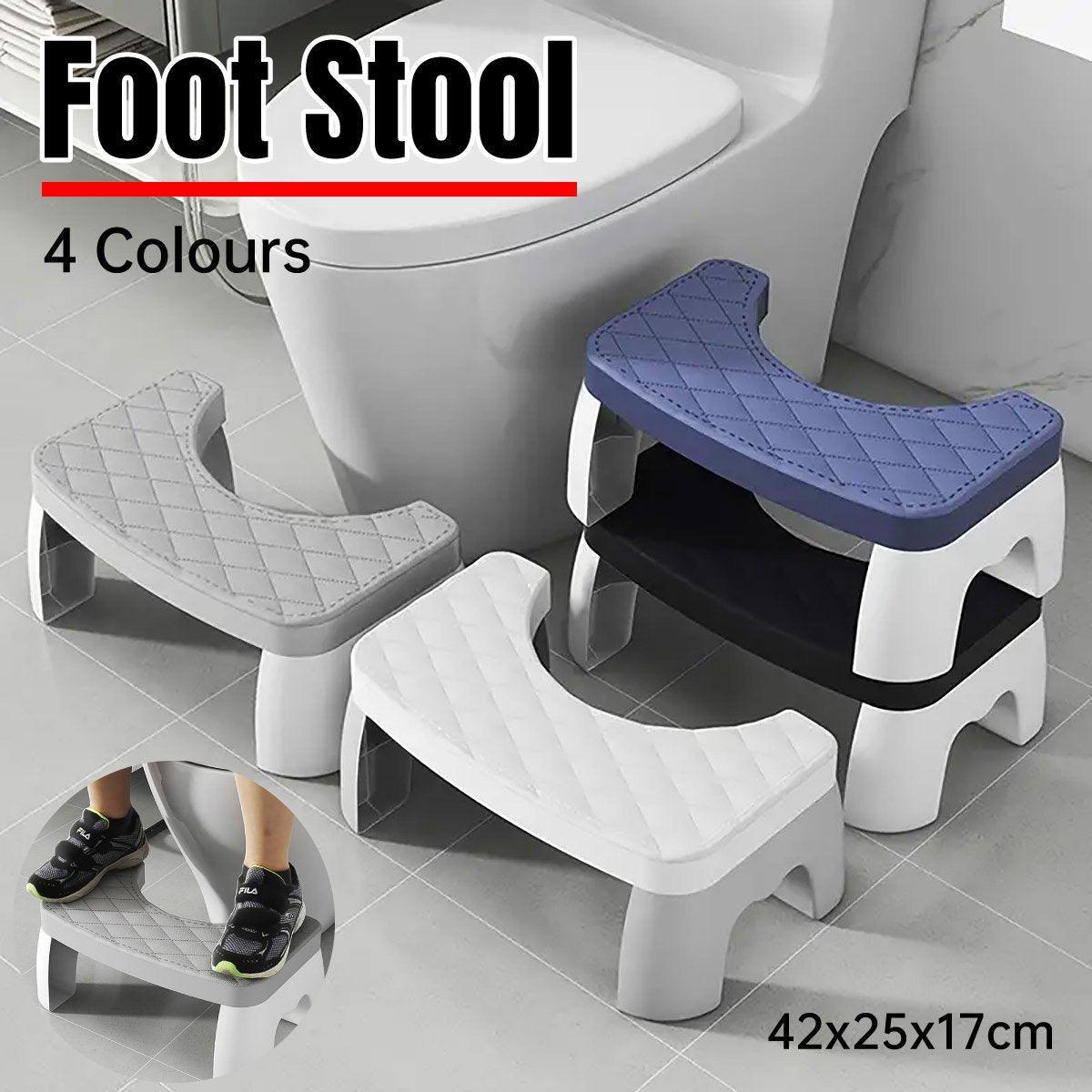 Toilet Stool Anti-Slip Bathroom Footstool for Home Use with Stable Support Design - Black 2 V528 TOILET STOOL BLACK 467882 202510011045 00