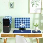 Universal 3-in-1 Desktop Pc Dust Cover - Fits 20-22 Inch - Deer