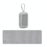 Portable Quick Dry Sports Towel Set with Silicone Sleeve and Storage Bag - 30x80cm - Grey - 30X80Cm