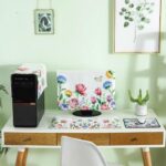 Universal 3-in-1 Desktop Pc Dust Cover - Fits 17-19 Inch - Butterfly
