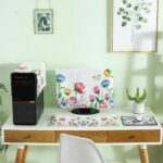 Universal 3-in-1 Desktop Pc Dust Cover - Fits 20-22 Inch - Butterfly