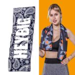 Quick Drying Gym Towel For Sports - Heavy Rain Drops