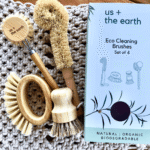 Eco Cleaning - Bamboo Scrubbing Brushes set of 4