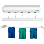 Retracting Clothesline 5 Line 18m Hanging Clothes Space Hanger