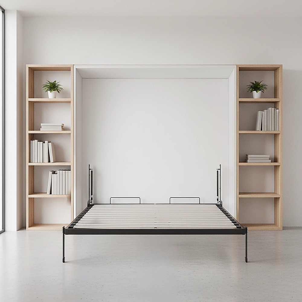 Queen DIY Wall Bed Hardware Kit with Silver handle – Frame & Mechanism for Custom Build 2 V63 953601 202601201850 00