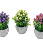 Set 3 Artificial Roseceae Assort 20cm