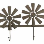 Windmill Metal Hook 26x26cm