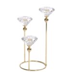 Diamond Shape Tealight Candle Holder 25cm
