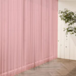 2 Sheer Voile Curtains 544cm wide 230cm drop+30 Hooks Pinch Pleat  New Pink
