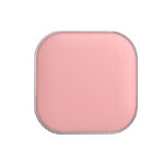 Pink LED Makeup Mirror with Light - Portable Folding USB Rechargeable Compact Mirror with 3 Color Lighting