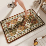 Non-Slip Diatomaceous Earth Bath Mat - Quick-Dry, Durable Toilet Rug 40x60cm