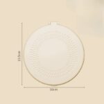 Yellow LED Travel Makeup Mirror - Rechargeable Compact Mirror with 3 Color Lights, 1x/5x Magnification & Smart Auto On/Off