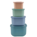 Cook Easy 4PC Square Nested Food Storage Set