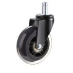 VEVOR Office Chair Wheels, Set of 5, 76.2 mm Caster Wheels Replacement for Hardwood Floors and Carpet, Heavy Duty Computer Gaming Desk Casters with 59 kg Load Capacity, Universal Fit for Most Chairs