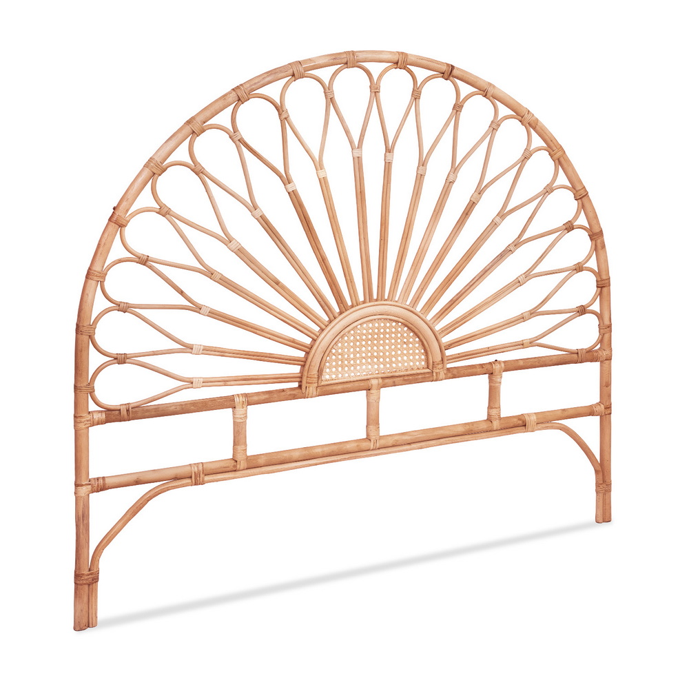 Artiss Bed Headboard Double Bedhead Rattan – MARI Pine