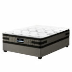 Artiss Bed Frame with 36cm Giselle Mattress Set King Single Gas Lift Base Grey