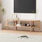 Artiss TV Unit Entertainment Unit Storage Shelf 148cm Pine