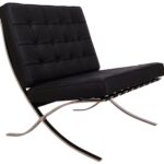 Black Barcelona Chair - Classic Version - Replica