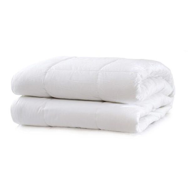 Royal Comfort Fitted Foam Cover Underlay Goose Mattress Topper 1000GSM – King – White