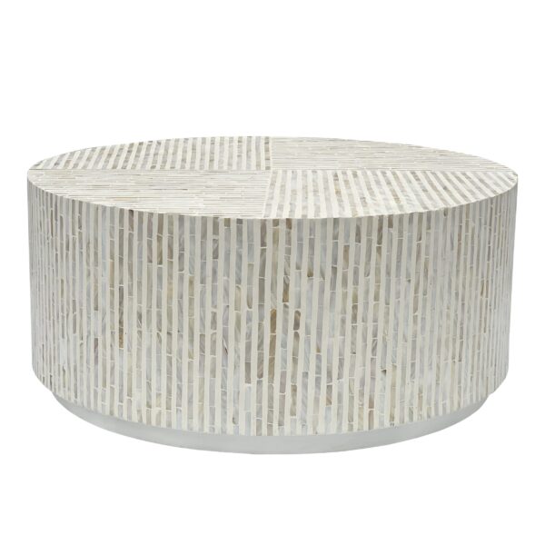PURIST MOTHER OF PEARL HAND MADE COFFEE TABLE