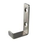 Satin SS Coat Hook Screw Fix 44mm Depth
