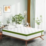 BedStory 34cm Single Latex Hybrid Mattress Medium Firm - 5 Zone Pocket Spring Bed for Pressure Relief Motion Isolation